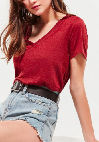 UO The Mom V-Neck Tee