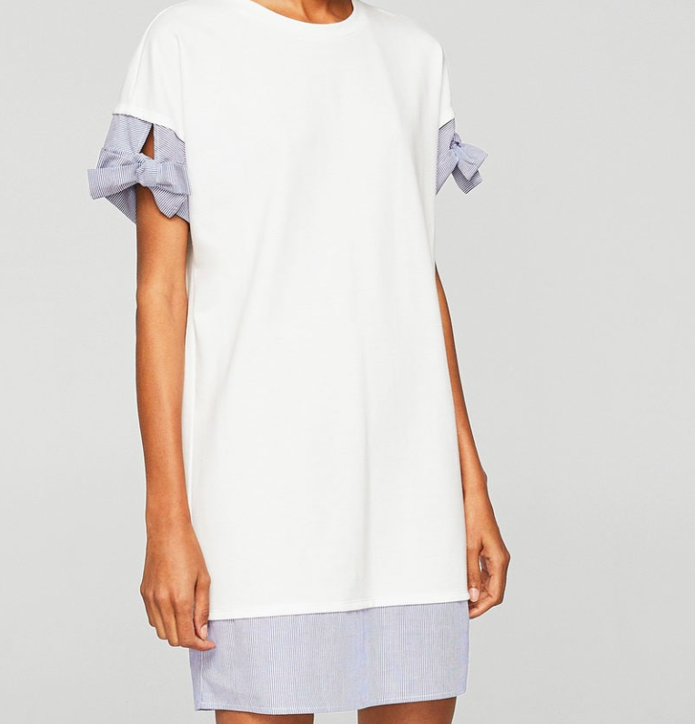 Mango Panel contrast dress