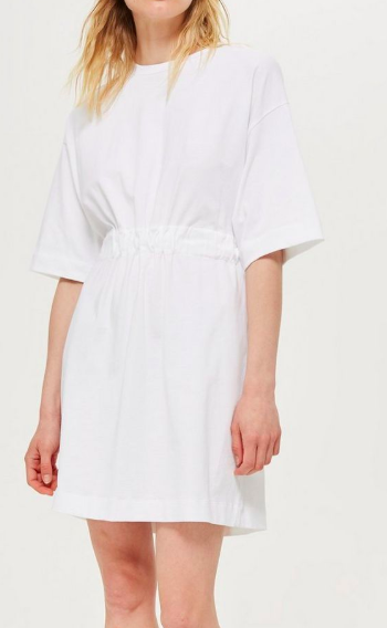 White T-Shirt Dress by Boutique