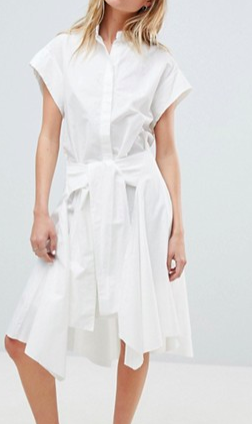 AllSaints Shirt Dress with Self Tie