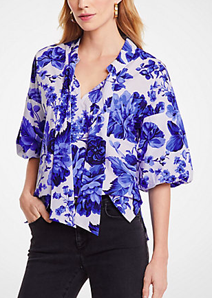 Ann Taylor Floral Blouse