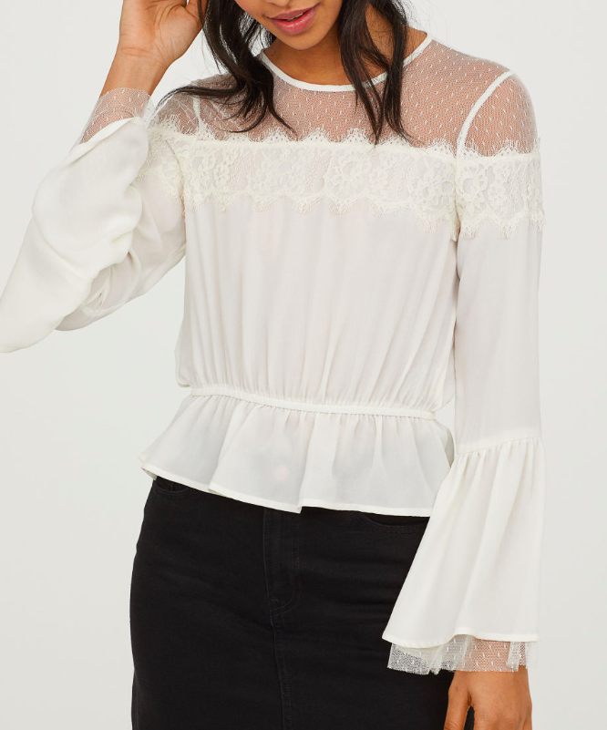 HM Blouse with Lace