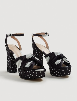 Mango Dots heel sandals