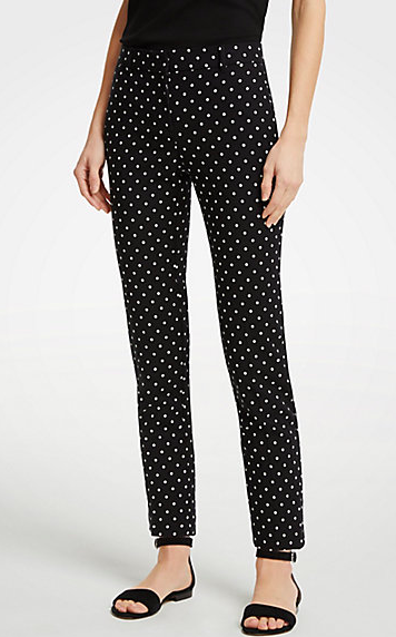 Ann Taylor Dotted Pants