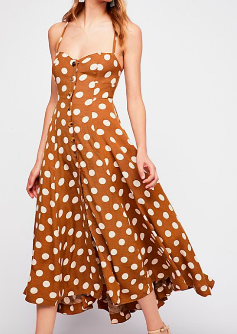 FP The One Dot Midi Dress