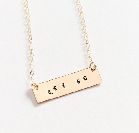 Oxbow Designs Let Go Bar Necklace