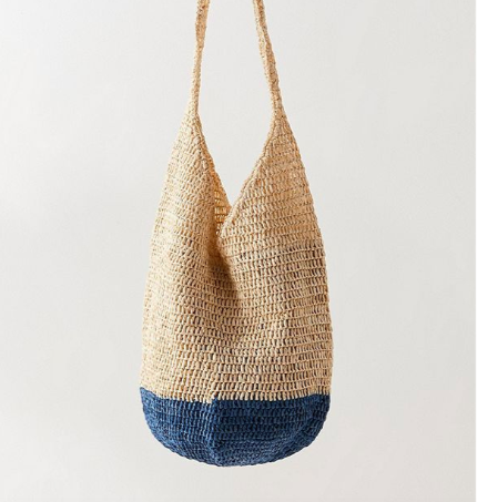 UO Slouchy Straw Tote Bag