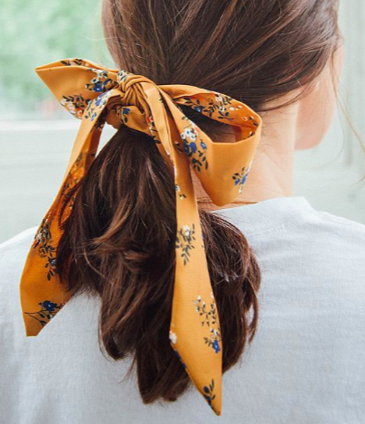 Darling Draped Bow Scrunchie