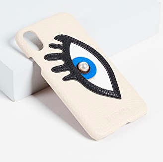 Iphoria Beige with Blue Eye iPhone X Case  