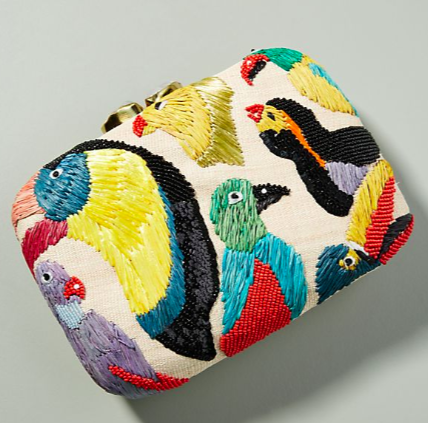 Aranaz Avian Straw Clutch