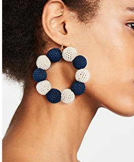 MISA Crochet Dot Earrings  