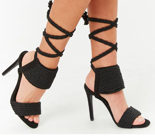 Privileged Shoes Lace-Up Heels