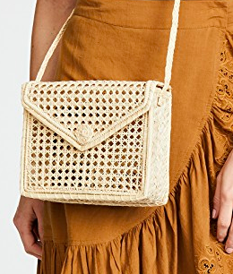 KAANAS Martinique Woven Rectangle Bag  