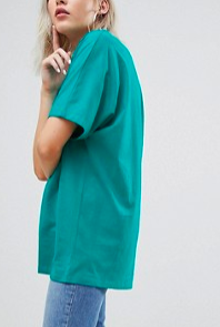 ASOS DESIGN super oversized t-shirt with kimono sleeve in bright green