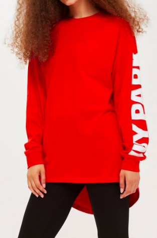 Oversized Long Sleeve T-Shirt by Ivy ParkOversized Long Sleeve T-Shirt by Ivy Park