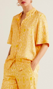 Mango Paisley print blouse