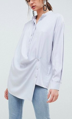 ASOS WHITE Wrap Shirt