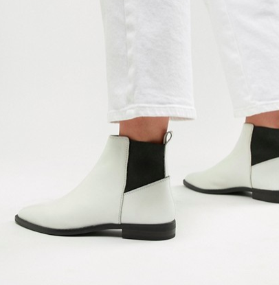 asos design atom leather chelsea boots
