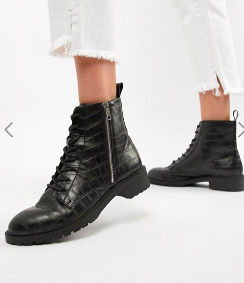 ASOS DESIGN Adrian lace up ankle boots