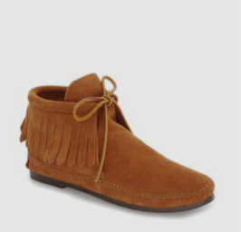 Classic Fringed Chukka Style Boot MINNETONKA