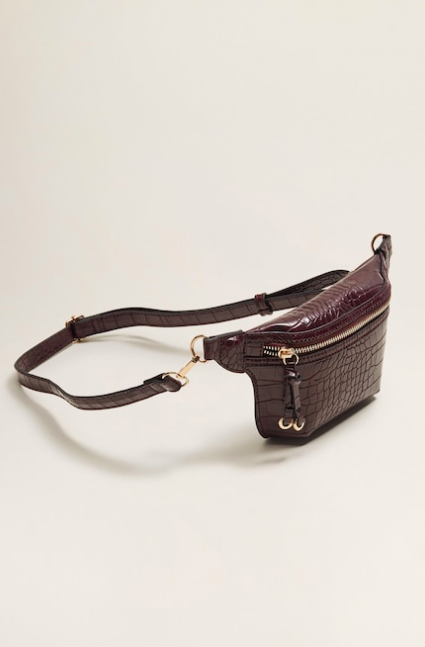 Mango Zip-detail belt bag