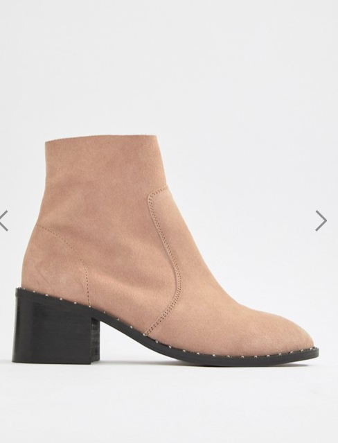 ASOS DESIGN Realm suede mid ankle boots