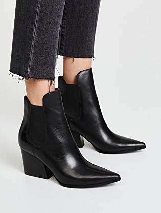 KENDALL + KYLIE Finley Leather Booties  