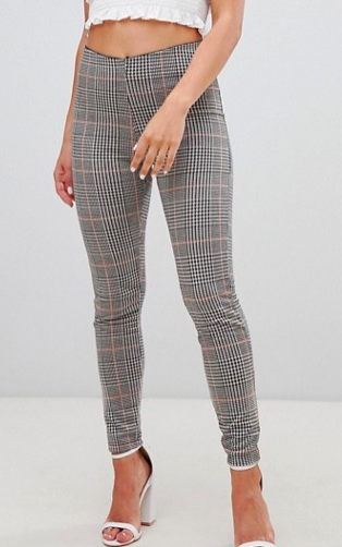 New Look leggings in check