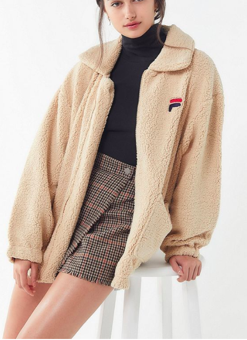 fila furry jacket