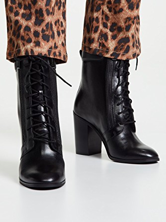 michael michael kors rosario leather combat boot