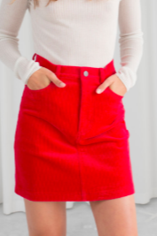 Stories Corduroy Mini Skirt