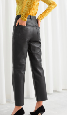 Stories Leather Trousers