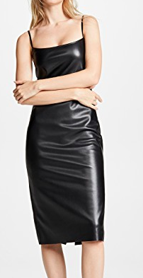 Theory Skinny Faux Leather Slip  