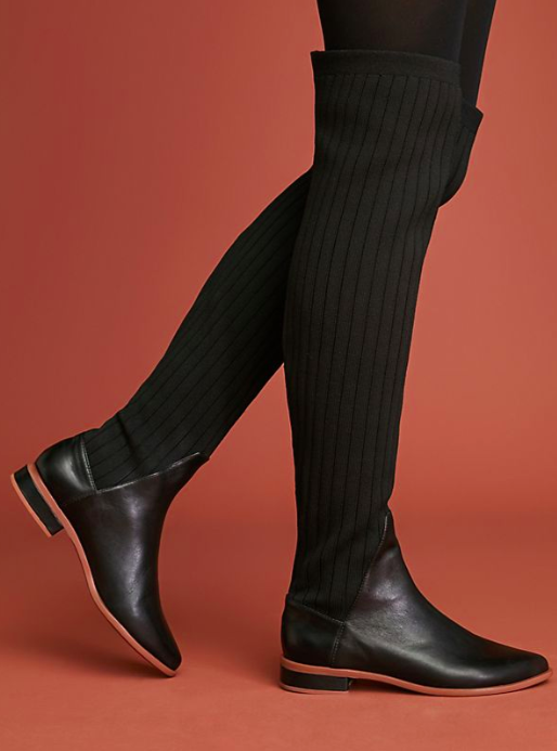 Kelsi Dagger Brooklyn Alva Over-The-Knee Sock Boots