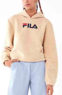 FILA + UO Teddy Hoodie Sweatshirt