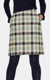 British Tweed Wool Mini Skirt BODEN