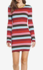 Stripe Sweater Dress BLANKNYC