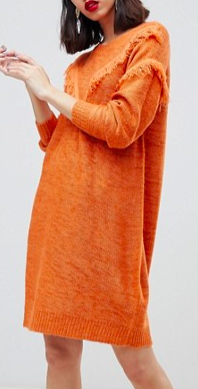Vero Moda Tassel Front Knitted Dress