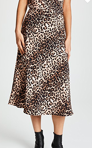 Valencia &amp; Vine Leopard Skirt  