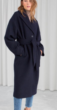 Stories Belted Wool Coat