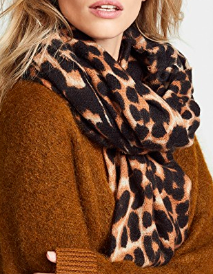 Hat Attack Leopard Scarf  