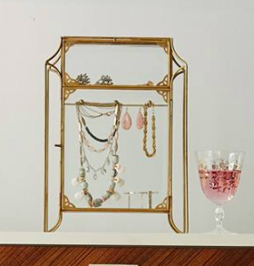 Anthropologie Standing Jewelry Cabinet