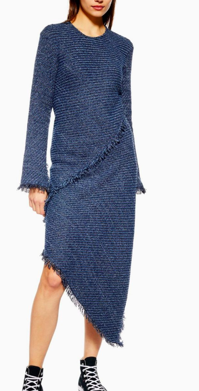 **Tweed Spiral Dress by Boutique