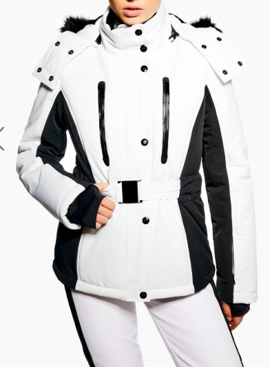 **Monochrome Colour Block Jacket by Topshop SNO