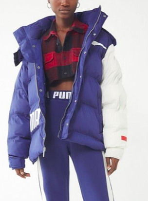 Puma X Ader Error Oversized Colorblock Puffer Jacket