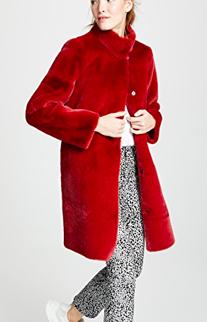 Velvet Mina Faux Fur Coat  