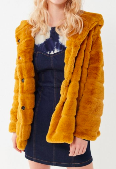 Apparis Goldie Faux Fur Hooded Coat
