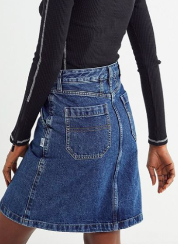 UO Tommy Jeans Denim A-Line Skirt