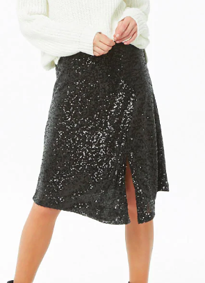 Vero Moda Sequin Knee-Length Skirt