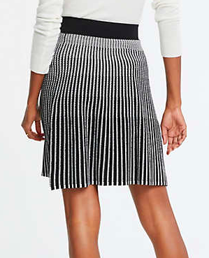 ANN TAYLOR Stitched Sweater Skirt